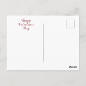 愛は生命のすべてのツリー海軍レインボーバレンタイン ポストカード (裏面)