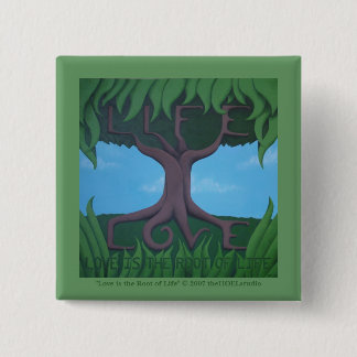 愛は生命ボタンの根です 缶バッジ
