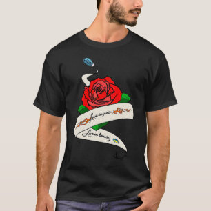 愛は痛み (アレックスとパイパーのタトゥーへのオマージュ) Tシャツ