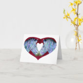 「愛は白黒ではない」ノートカード カード (黄色い花)