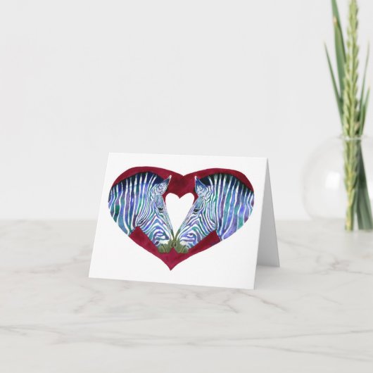 「愛は白黒ではない」ノートカード カード (正面)