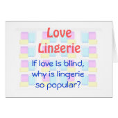 愛は盲目です (正面横)