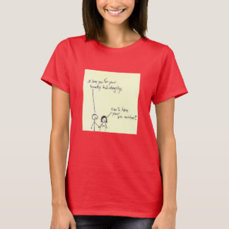 愛は盲目（&高価）笑わされる金ゴールド掘り Tシャツ