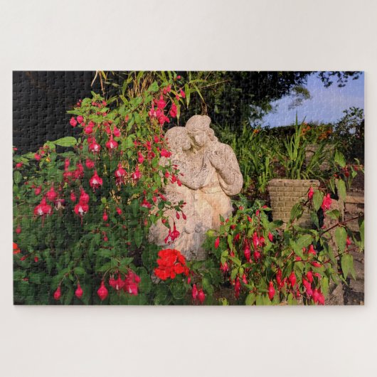 愛は石に設定。 ジグソーパズル (横)