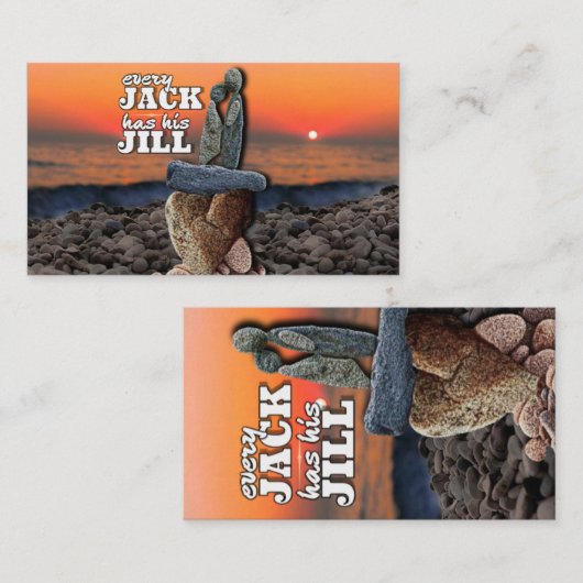 愛は確かだ：すべてのジャックは彼のジルを持っている 名刺 (正面/裏面)