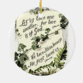 愛は神です セラミックオーナメント (裏面)
