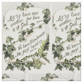 愛は神です ファブリック (クローズアップ)