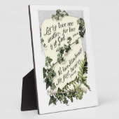 愛は神のものだ フォトプラーク (側面)