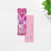 愛は私たちがミニカードを必要とするすべてである – ギフトラベル (デスク)