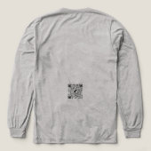 愛は私たちの顔を借りて踊りに行きました トライブレンドＴシャツ (デザイン背面)