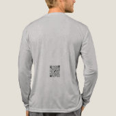 愛は私たちの顔を借りて踊りに行きました トライブレンドＴシャツ (背面)