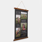 愛は私たち家族を編集可能カラーウォールタペストリー 吊り下げ型タペストリー (傾斜あり)