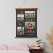 愛は私たち家族を編集可能カラーウォールタペストリー 吊り下げ型タペストリー (寝室)