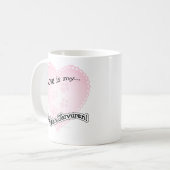 愛は私のベルギーテルヴレン コーヒーマグカップ (正面左)