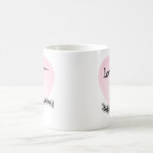 愛は私のベルギーテルヴレン コーヒーマグカップ (中央)