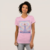 愛は私のホームスピリチュアルな一体感アート Tシャツ (正面フル)