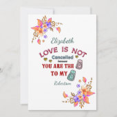 愛は私の唐辛子あなたの塩を取り消さカスタムない カード (正面)