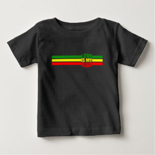 愛は私の宗教だ ベビーTシャツ