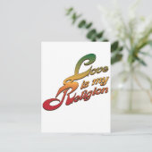 愛は私の宗教である ポストカード (スタンド正面)