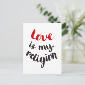 愛は私の宗教である ポストカード (スタンド正面)