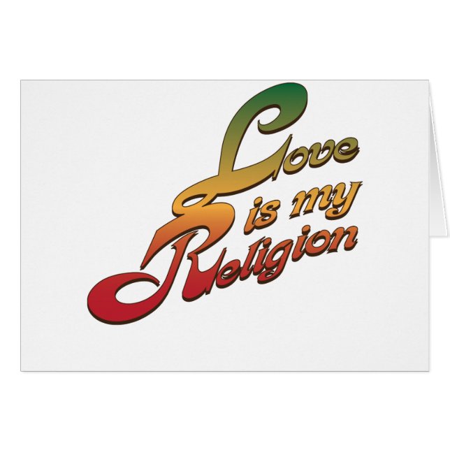 愛は私の宗教です (正面横)