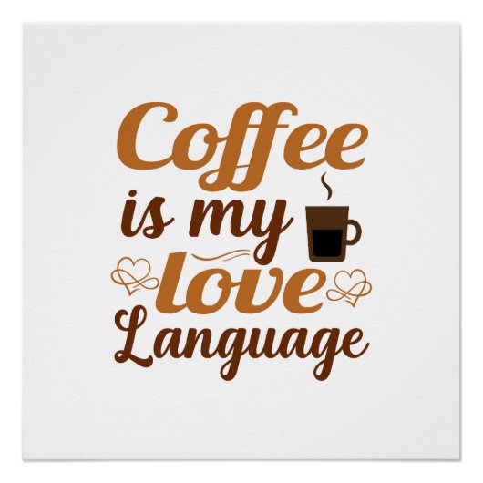 愛は私の愛の言葉である ポスター (正面)