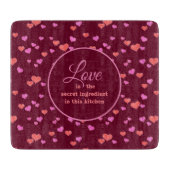 愛は秘密の成分❤ カッティングボード (正面)