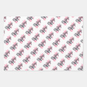 愛は空中にあり、私のものでありなさい、私はあなたを愛している ラッピングペーパーシート (正面)