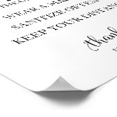 愛は空中にあるが細菌の徴候も同様である ポスター (角)