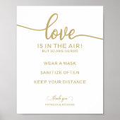 愛は空中にあるが細菌の徴候も同様である ポスター (正面)