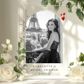 愛は空中にあるブライダルシャワー写真ようこそ アクリルサイン