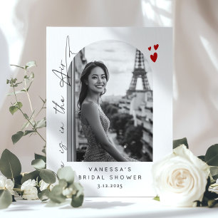 愛は空中にあるブライダルシャワー写真ようこそ ポスター