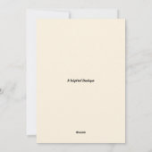 愛は空中にある – カップル シーズンカード (裏面)