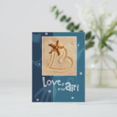 愛は空中にある。バレンタイン シーズンポストカード (スタンド正面)