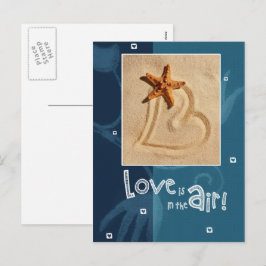 愛は空中にある。バレンタイン シーズンポストカード