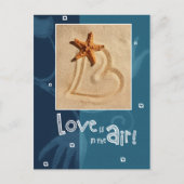 愛は空中にある。バレンタイン シーズンポストカード (正面)