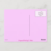 愛は空中にある ポストカード (裏面)