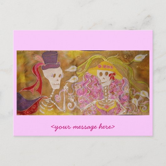 愛は空中にある ポストカード (正面)