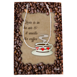 愛は空中にある – 中抱き枕 ミディアムペーパーバッグ