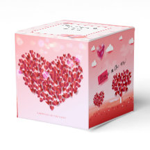 "愛は空中にある！"美しい愛の木のハート