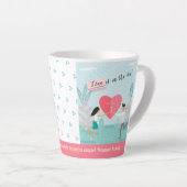 「愛は空中にある!」 2010年記念日 カフェラテマグ (右アングル)