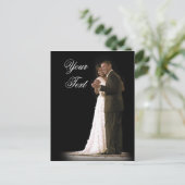 愛は空中に存在し、最初のカップルの踊り ポストカード (スタンド正面)