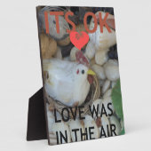 愛は空中に漂っていた フォトプラーク (側面)