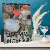 愛は空中に漂っていた フォトプラーク (側面)