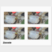 愛は空中に漂っていた 長方形シール (シート)