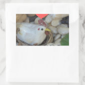 愛は空中に漂っていた 長方形シール (バッグ)