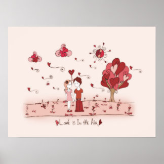 愛は空中のポスターにある ポスター