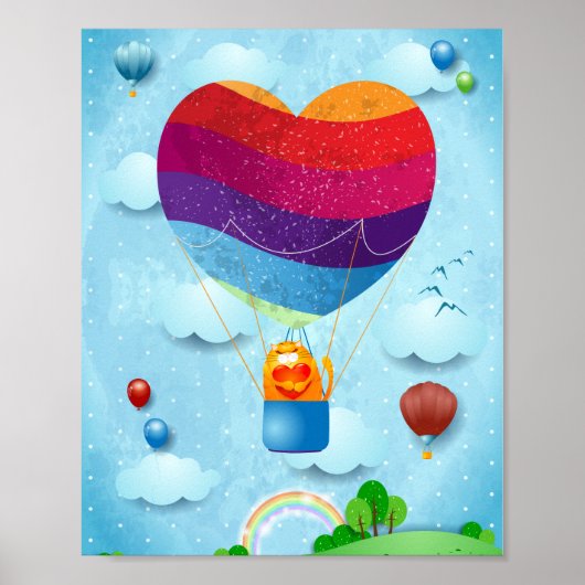 愛は空中のポスターに載っている ポスター (正面)