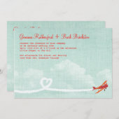 愛は空中招待状 招待状 (正面/裏面)