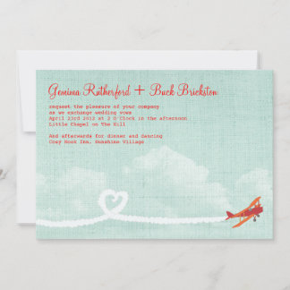 愛は空中招待状 招待状